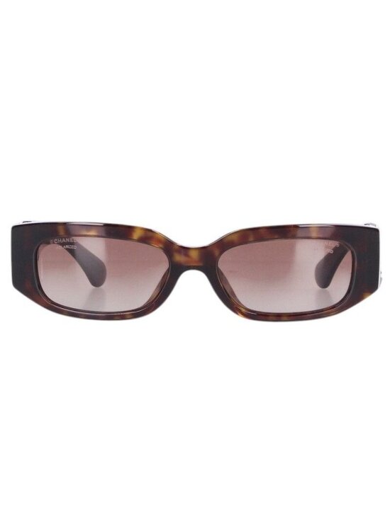 Chanel Side Faux Pearl Oval Eyewear